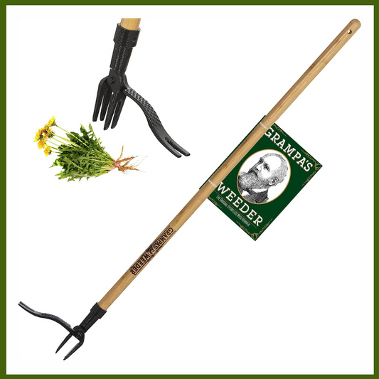 The Original Stand Up Weed Puller Tool with Long Handle