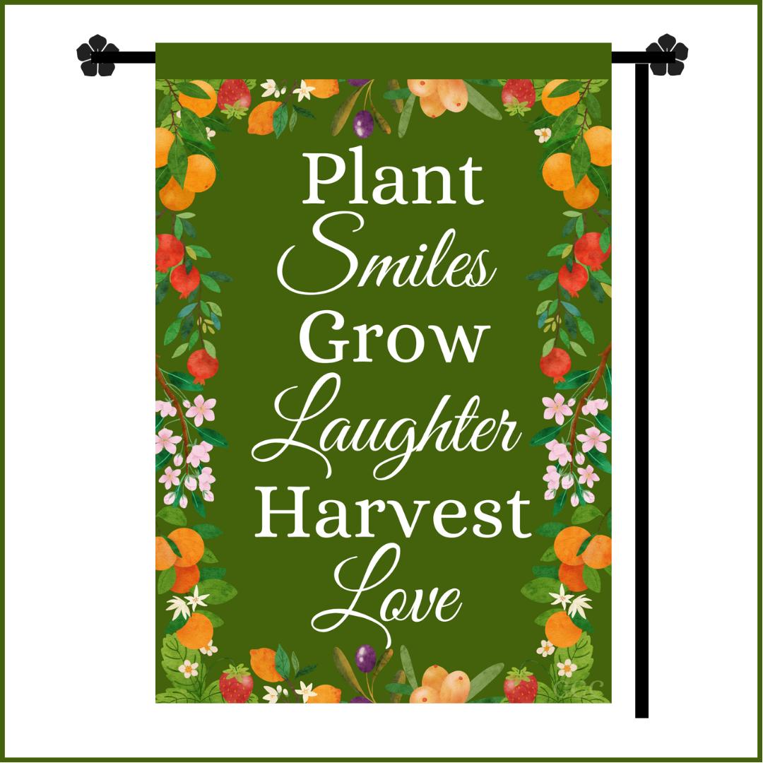 Plant Grow Harvest Garden Flag