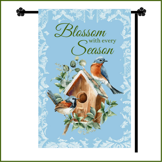 Blossom With Every Season Garden Flag